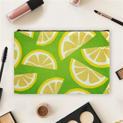 Lemon Fruit Healthy Fruits Food Cosmetic Bag (large) by Wegoenart