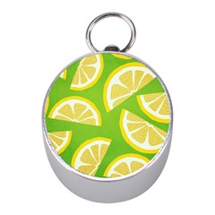 Lemon Fruit Healthy Fruits Food Mini Silver Compasses by Wegoenart