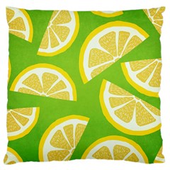 Lemon Fruit Healthy Fruits Food Standard Flano Cushion Case (two Sides) by Wegoenart