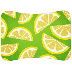 Lemon Fruit Healthy Fruits Food Velour Seat Head Rest Cushion by Wegoenart