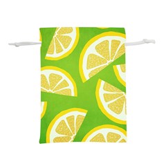 Lemon Fruit Healthy Fruits Food Lightweight Drawstring Pouch (m) by Wegoenart