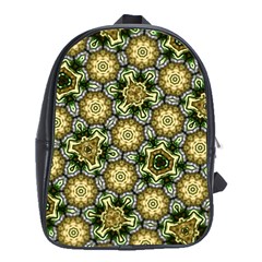 Pattern Background Texture Design School Bag (XL)