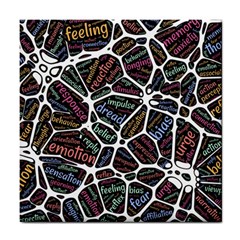 Mental Human Experience Mindset Tile Coaster by Wegoenart