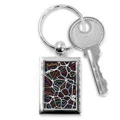 Mental Human Experience Mindset Key Chain (rectangle) by Wegoenart