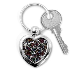 Mental Human Experience Mindset Key Chain (heart) by Wegoenart