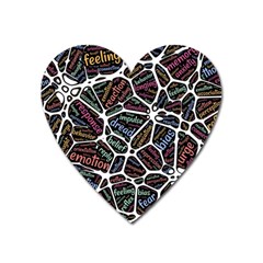 Mental Human Experience Mindset Heart Magnet by Wegoenart