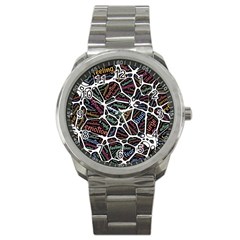 Mental Human Experience Mindset Sport Metal Watch by Wegoenart