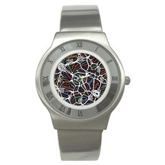 Mental Human Experience Mindset Stainless Steel Watch by Wegoenart