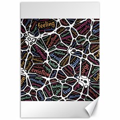 Mental Human Experience Mindset Canvas 12  X 18  by Wegoenart