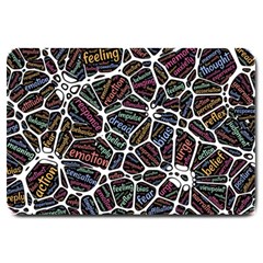 Mental Human Experience Mindset Large Doormat  by Wegoenart