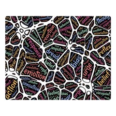 Mental Human Experience Mindset Double Sided Flano Blanket (large)  by Wegoenart