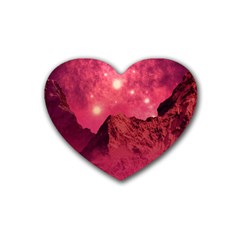 Manipulation Fantasy Photoshop Heart Coaster (4 Pack)  by Wegoenart