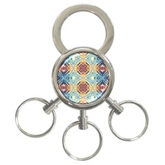 Pattern 3-ring Key Chain by Sobalvarro