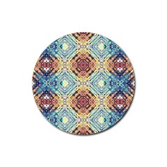 Pattern Rubber Round Coaster (4 Pack)  by Sobalvarro