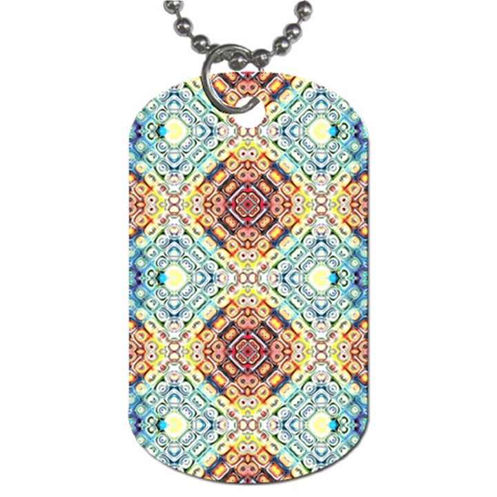 Pattern Dog Tag (One Side)