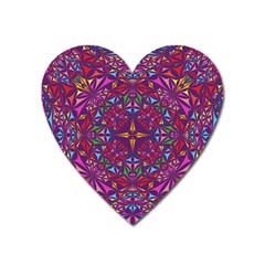 Kaleidoscope  Heart Magnet by Sobalvarro