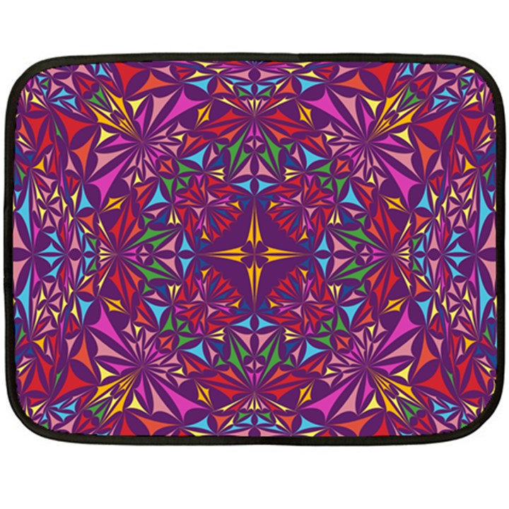 Kaleidoscope  Fleece Blanket (Mini)