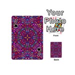 Kaleidoscope  Playing Cards 54 Designs (Mini) Front - SpadeJ