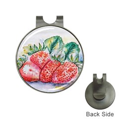 Strawberry Watercolor Figure Hat Clips With Golf Markers by Wegoenart