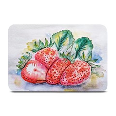 Strawberry Watercolor Figure Plate Mats by Wegoenart