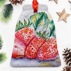 Strawberry Watercolor Figure Ornament (bell) by Wegoenart