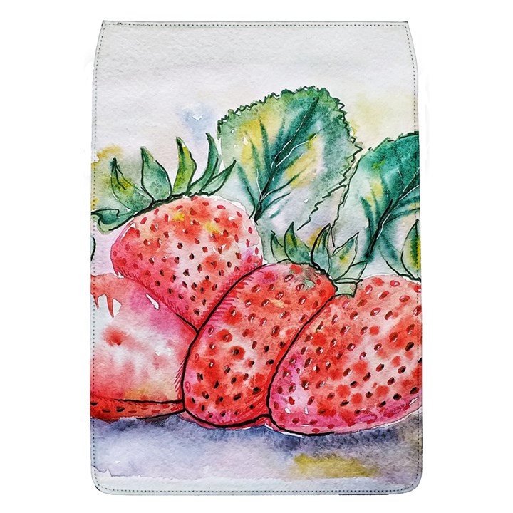 Strawberry Watercolor Figure Removable Flap Cover (L)