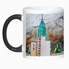 Mendoza City Argentina Mountains Morph Mugs by Wegoenart