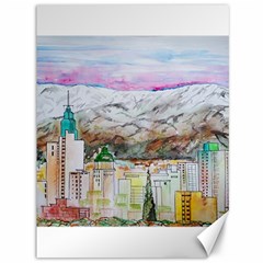 Mendoza City Argentina Mountains Canvas 36  X 48  by Wegoenart