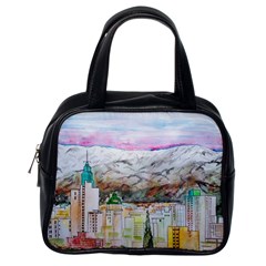 Mendoza City Argentina Mountains Classic Handbag (one Side) by Wegoenart