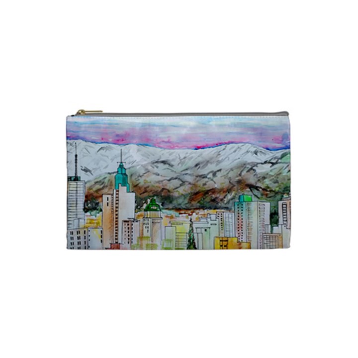 Mendoza City Argentina Mountains Cosmetic Bag (Small)