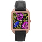 Botany  Rose Gold Leather Watch  Front