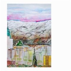 Mendoza City Argentina Mountains Small Garden Flag (two Sides) by Wegoenart