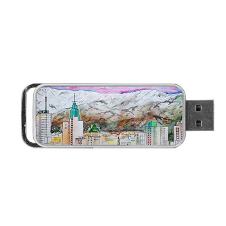 Mendoza City Argentina Mountains Portable USB Flash (One Side)