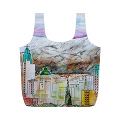 Mendoza City Argentina Mountains Full Print Recycle Bag (m) by Wegoenart