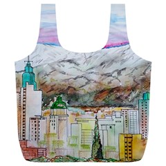 Mendoza City Argentina Mountains Full Print Recycle Bag (xl) by Wegoenart