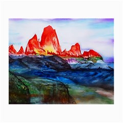 Fitzroy Argentina Chile Patagonia Small Glasses Cloth by Wegoenart