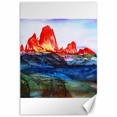 Fitzroy Argentina Chile Patagonia Canvas 12  X 18  by Wegoenart