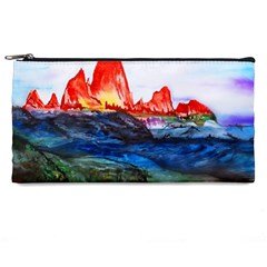 Fitzroy Argentina Chile Patagonia Pencil Cases by Wegoenart