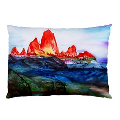 Fitzroy Argentina Chile Patagonia Pillow Case (two Sides) by Wegoenart