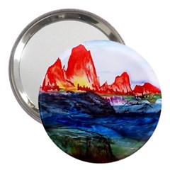 Fitzroy Argentina Chile Patagonia 3  Handbag Mirrors by Wegoenart