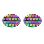 Pattern  Cufflinks (Oval) Front(Pair)