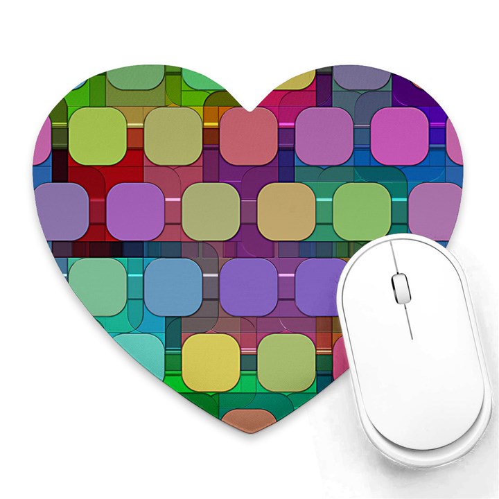 Pattern  Heart Mousepads