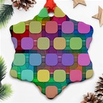 Pattern  Snowflake Ornament (Two Sides) Front