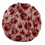 Abstract  Large 18  Premium Flano Round Cushions Front