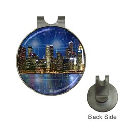 City Smart Modern Future Connect Hat Clips With Golf Markers by Wegoenart