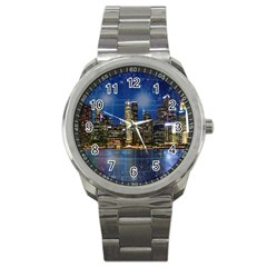 City Smart Modern Future Connect Sport Metal Watch by Wegoenart