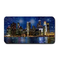 City Smart Modern Future Connect Medium Bar Mats by Wegoenart