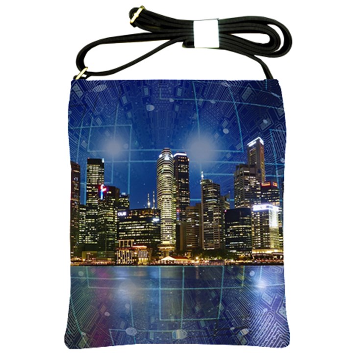 City Smart Modern Future Connect Shoulder Sling Bag