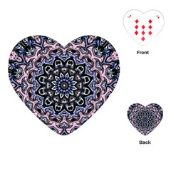 Background Kaleidoscope Abstract Playing Cards Single Design (heart) by Wegoenart