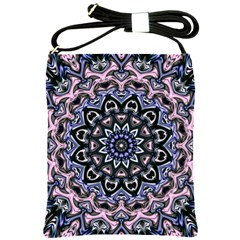 Background Kaleidoscope Abstract Shoulder Sling Bag by Wegoenart